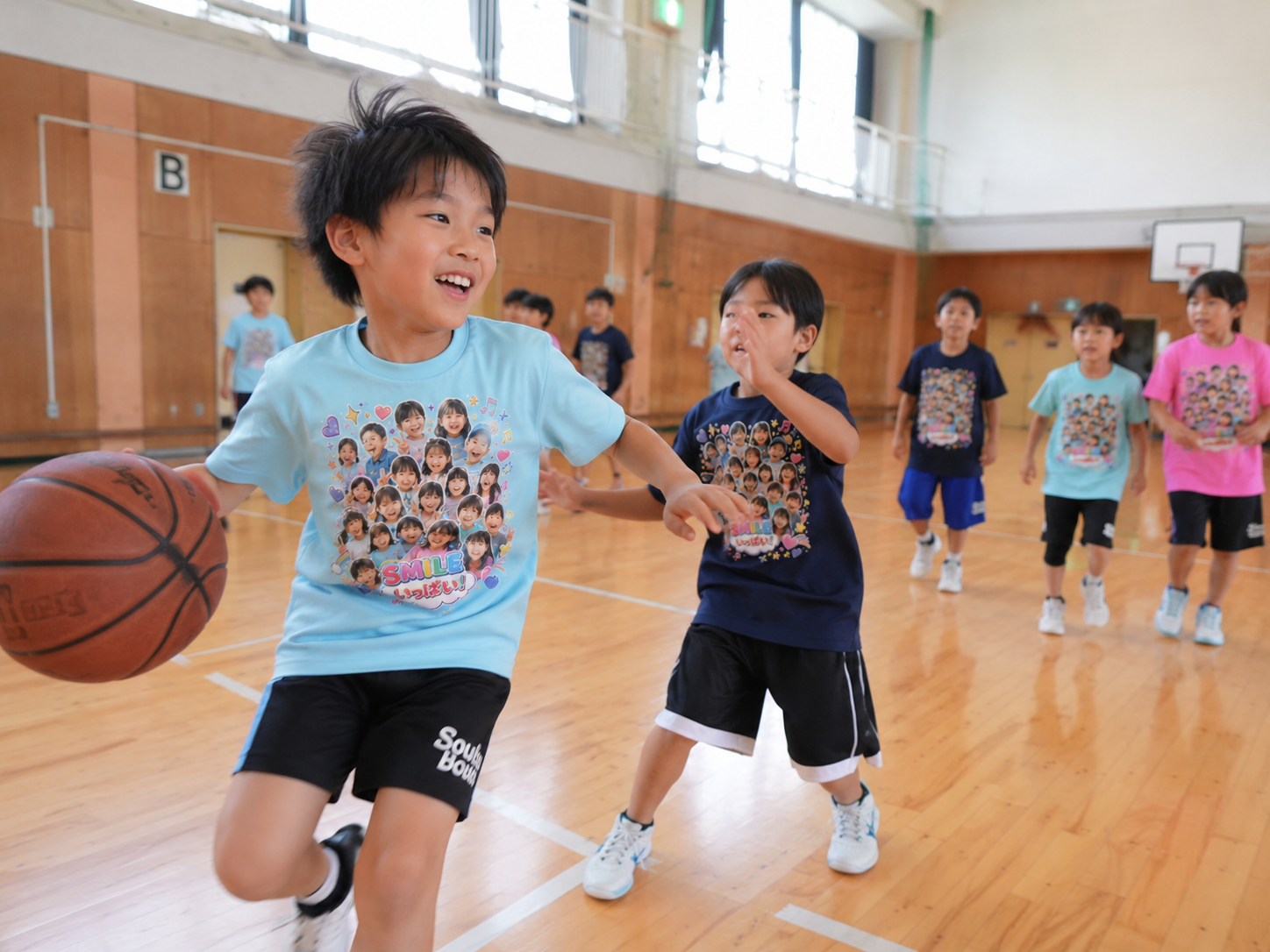 スポーツチームの着用イメージ