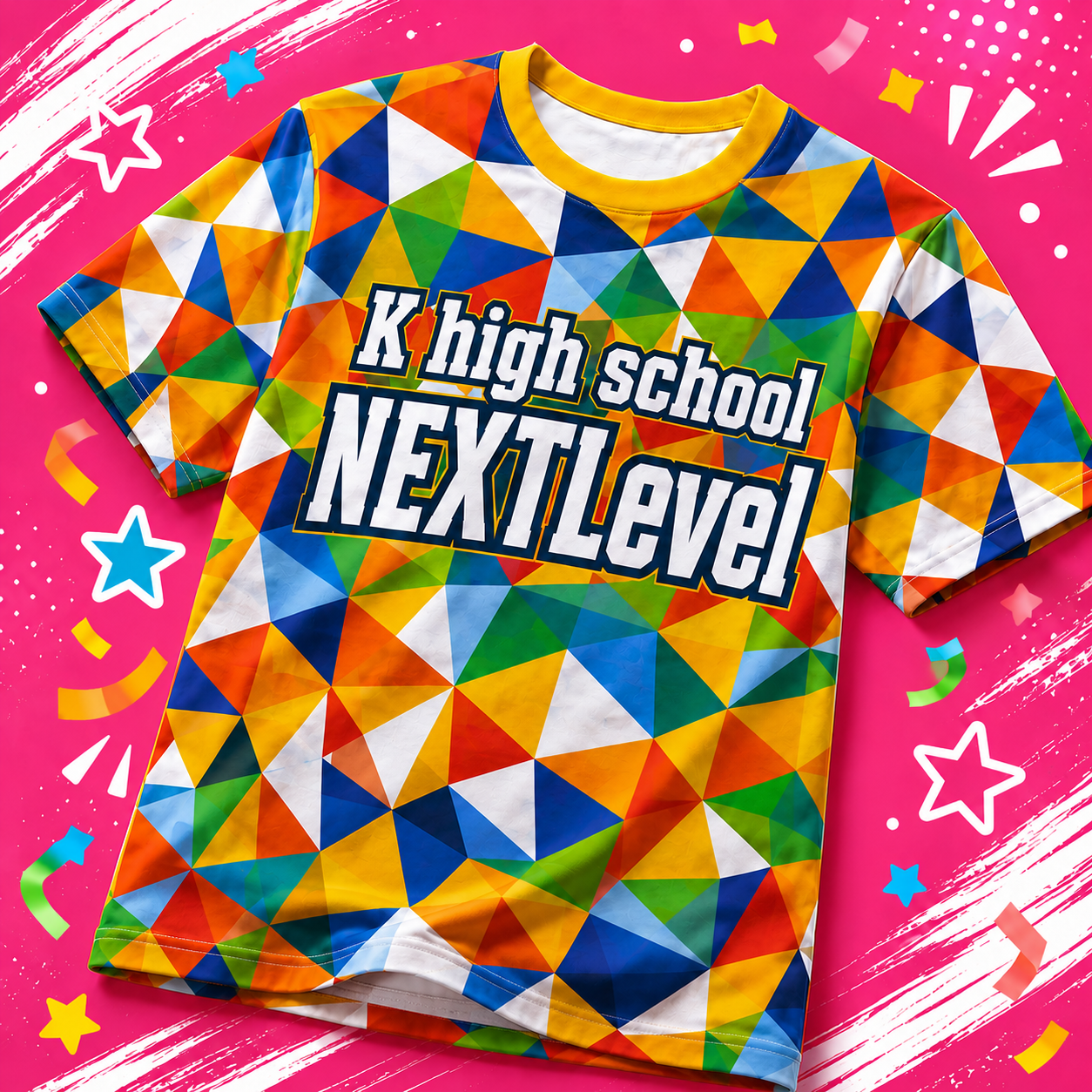 フルグラフィックTシャツのデザイン例